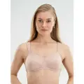 Бюстгальтер ортопедический для фиксации экзопротезов после мастэктомии Amoena Silvia бежевый, 95A