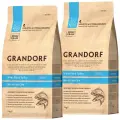Корм сухой Grandorf Sg Cat Ad Skin&Coat Care White Fish&Turkey для кошки, белая рыба, индейка, 2 кг х 2 шт