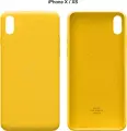 Силиконовый чехол COMMO Shield Case для iPhone X/Xs с поддержкой беспроводной зарядки, Yellow