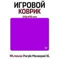 Игровой коврик Wanling WLmouse WL Purple Mousepad XL 510x490x4 мм для мыши, прошитые края, фиолетовый
