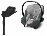 Автокресло Cybex Aton S2 i-Size Lava Grey с базой ISOFIX в комплекте. Группа 0+ (0-13 кг). Рост до 87 см.