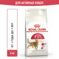 Сухой корм для умеренно активных кошек Royal Canin Fit 32, 2 кг