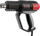 Фен строительный P.I.T PHG2000-C в кейсе, 2000Вт, 50-600 градусов, 300-500 л/мин