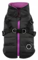 Жилет для собак утепленный со шлейкой PUPPIA Mountaineer II, чёрный, S (Южная Корея)