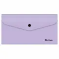 Папка-конверт на кнопке Berlingo Instinct С6, 200мкм, лаванда, (12шт.)