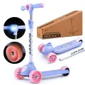Самокат ROCKET 3-колесный, для детей от 3 до 6 лет, светящиеся передние колеса, максимальная нагрузка 50кг