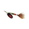 Блесна вращающаяся Mepps BLACK FURY MOUCHE, 2, SILVER/Orange, комплект из 5 штук