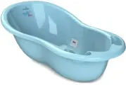 Ванночка для купания новорожденных Kidwick Шатл, с термометром, голубая
