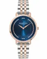 Наручные часы KENNETH COLE, серебристый/золотистый/синий