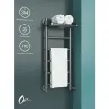Полотенцесушитель Водяной Onix, модель Classic Plus Grafit Right 400x800, Лесенка с боковым подключением справа, Графит, полный комплект