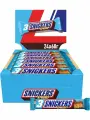Батончик Snickers Krisper, молочный шоколад с арахисом, 60 г, набор 24 шт