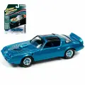 Машинка литая коллекционная Johnny Lightning - Die-сast модель 1980 Pontiac Firebird T/A, масштаб 1:64, серия Muscle Cars U.S.A, JLMC029B-R1-N1