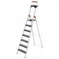 Cтремянка Hailo Topline L100 С 7-Ю Широкими Ступенями, Рабочая Высота 3.50 М, Нагрузка 150 Кг.