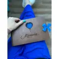 Деревянный фотоальбом Memories с воздушным шаром
