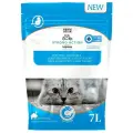 Наполнитель Organic Team Strong Action для кошачьего туалета из маниоки, комкующийся, растительный, смываемый 7 л.