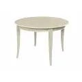 Стол обеденный круглый раздвижной Грация-2 (1200-1580)x1200 деревянный, слоновая кость, слоновая кость ALP00014394