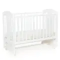 Кроватка для новорожденных BEBIZARO REGENCY TEDDY WHITE Маятник универсальный (ШхГхВ) 125х67х105 см
