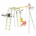 Спортивно-игровой комплекс Romana Fitness, качели цепные 103.20.05, серый/жёлтый