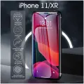 Стекло на айфон 11, защитное стекло iphone 11 и XR, 9H, глянцевое, антибликовое, защитка на телефон