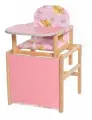 Стульчик для кормления Babyroom Матрешка Розовый, дерево, размеры 87*43*60 см