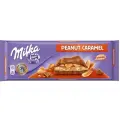Шоколадная плитка Milka Peanut Caramel / Милка Карамель с Арахисом 276 г. (Германия)
