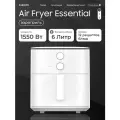 Аэрогриль Xiaomi Air Fryer Essential 6L — мощность 1550 Вт, 12 режимов, диапазон 80–200°C, антипригарная чаша