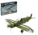 Конструктор металлический «Самолёт бомбардировщик», 258 деталей