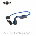 SHOKZ OpenMove S661- Открытые спортивные наушники Bluetooth - Беспроводные наушники с костной проводимостью - Бег и упражнения против пота, с наклейками