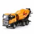 Металлический грузовик - бетономешалка Huina 1:50 - HN1719 yellow