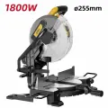 Торцовочная пила Deli DC574, мощность 1800 Вт, диаметр диска 255 мм
