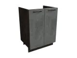 Кухонный модуль напольная тумба Сурская мебель Хелмер 60x81.6x47.4 см с 2-мя дверцами. 1 шт.