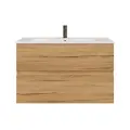 Тумба под раковину без столешницы SanStar Lavanti 90 подвесная, дуб вотан