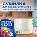 Сушилка (дегидратор) для овощей, фруктов, мяса, рыбы Ezidri Snackmaker FD500 DIGITAL (10 поддонов, 10 сеток и 10 листов для пастилы)