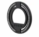 Guess кольцо-держатель MagSafe Metal Ring stand Diamond Rhinestones Black
