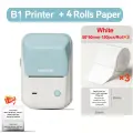 Портативный Niimbot B1 беспроводной принтер для изготовления этикеток, принтер для клейких наклеек, этикетировочная машина, сделай сам, 20-50 мм, этикетки для офиса и дома BL-50x30-3Rolls