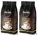 Кофе в зернах Jardin Espresso Di Milano, арабика, робуста, 250 гр. х 2 шт.