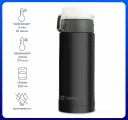 Термокружка Asobu MINI DIVA 210 мл, нержавеющая сталь, черный