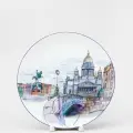 Тарелка декоративная 19.5 см Императорский фарфоровый завод Синий мост