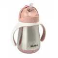 Поильник термос Beaba Tasse Paille INOX 250ML TERRACOTTA 913587