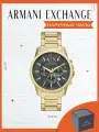 Наручные часы Armani Exchange Banks, желтое золото