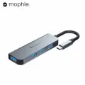USB-C концентратор 4 in 1 Multimedia Hub (USB-A 3.0 5Gbps Max) Mophie, 409910267