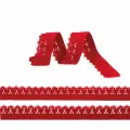 Резинка TBY бельевая Ажурная 12мм арт. RB01 темно-красный S059 уп.100м