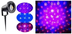 Новогодний лазерный проектор для улицы Garden Snow RB