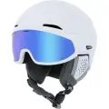 Горнолыжный шлем с визором Alpina Alto Q-Lite white matt (blue revo) 24/25 Белый