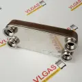 Теплообменник вторичный для газового котла Master Gas Seoul 11, 14, 16, 21 (радиатор ГВС Мастер Газ Сеул)