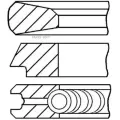 0842920000 GOETZE Кольца dm.92.00 STD [2.5-1.5-2.0] 1 ПОР. GAZ Maxus, LDV Maxus 2.5 D mot. R425/VM39C/VM40C 05->