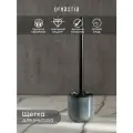 Щётка для унитаза с подставкой DeNASTIA reactive Deco, керамика, серый