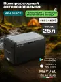 Автохолодильник компрессорный на 25 литров Meyvel AF-L25 ICE/ холодильник автомобильный компрессорный 12в 24в
