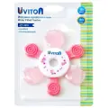 Прорезыватель Uviton Снежинка 0093, розовый