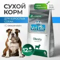 Farmina Vet Life Dog Obesity сухой корм для взрослых собак с ожирением - 12 кг срок ( 12.10.2025)
